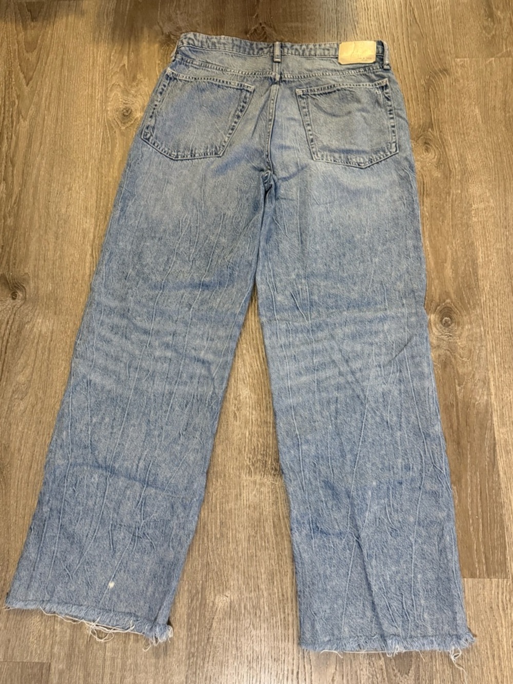 Rag & Bone Logan Featherweight Raw Edge, High Rise Wide Jean in Mira - Picture 5 of 14